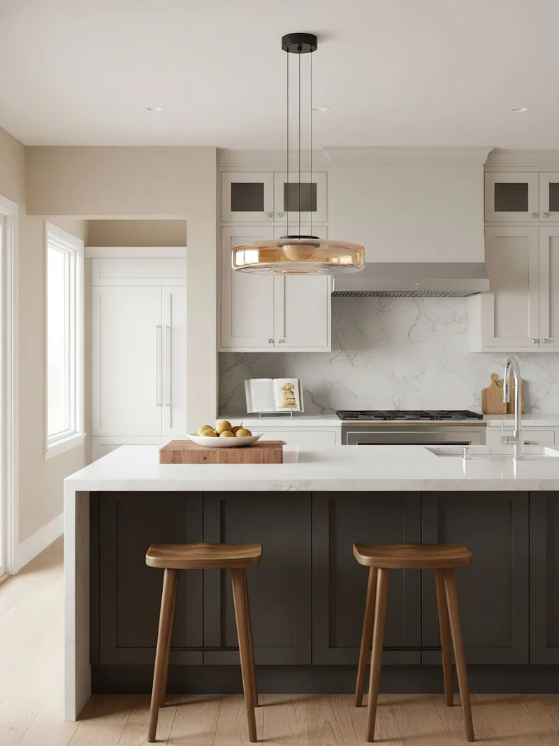 Gelaagde Glazen Hanglamp met Meerdere Schijven 1-2-3 Lagen Dimbare Plafondlamp voor Eetkamer Woonkamer Keuken Scandinavisch Design | Sansoti
