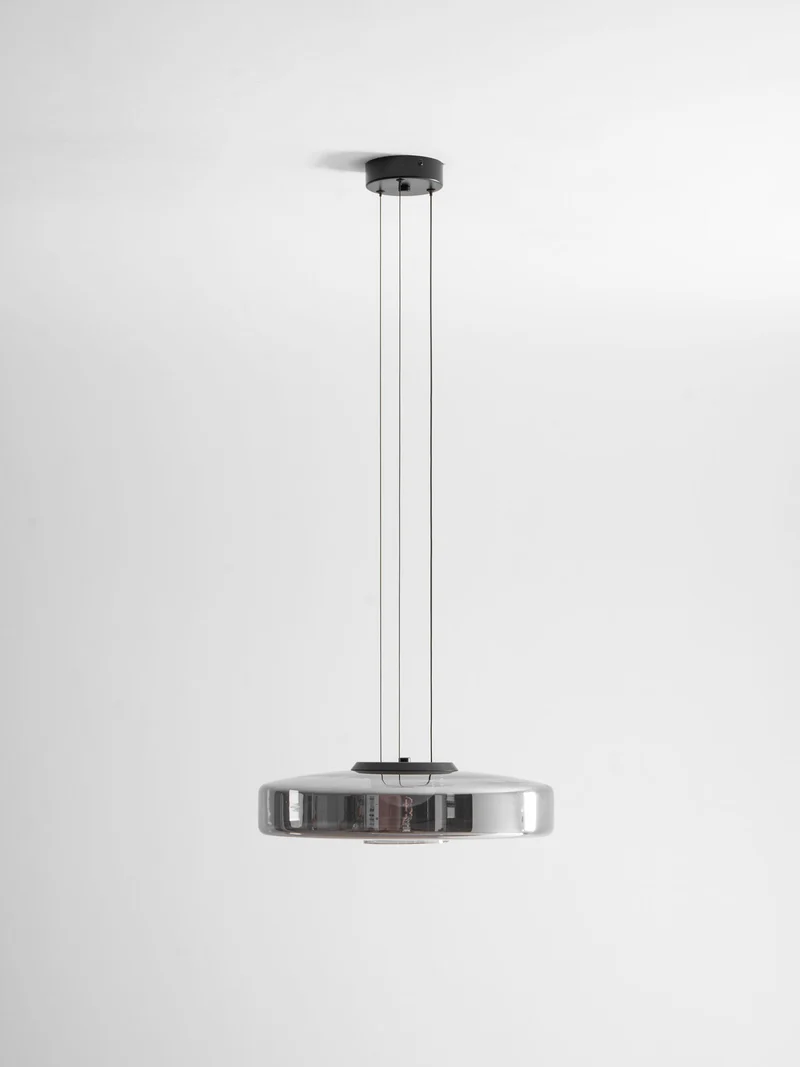 Gelaagde Glazen Hanglamp met Meerdere Schijven 1-2-3 Lagen Dimbare Plafondlamp voor Eetkamer Woonkamer Keuken Scandinavisch Design | Sansoti