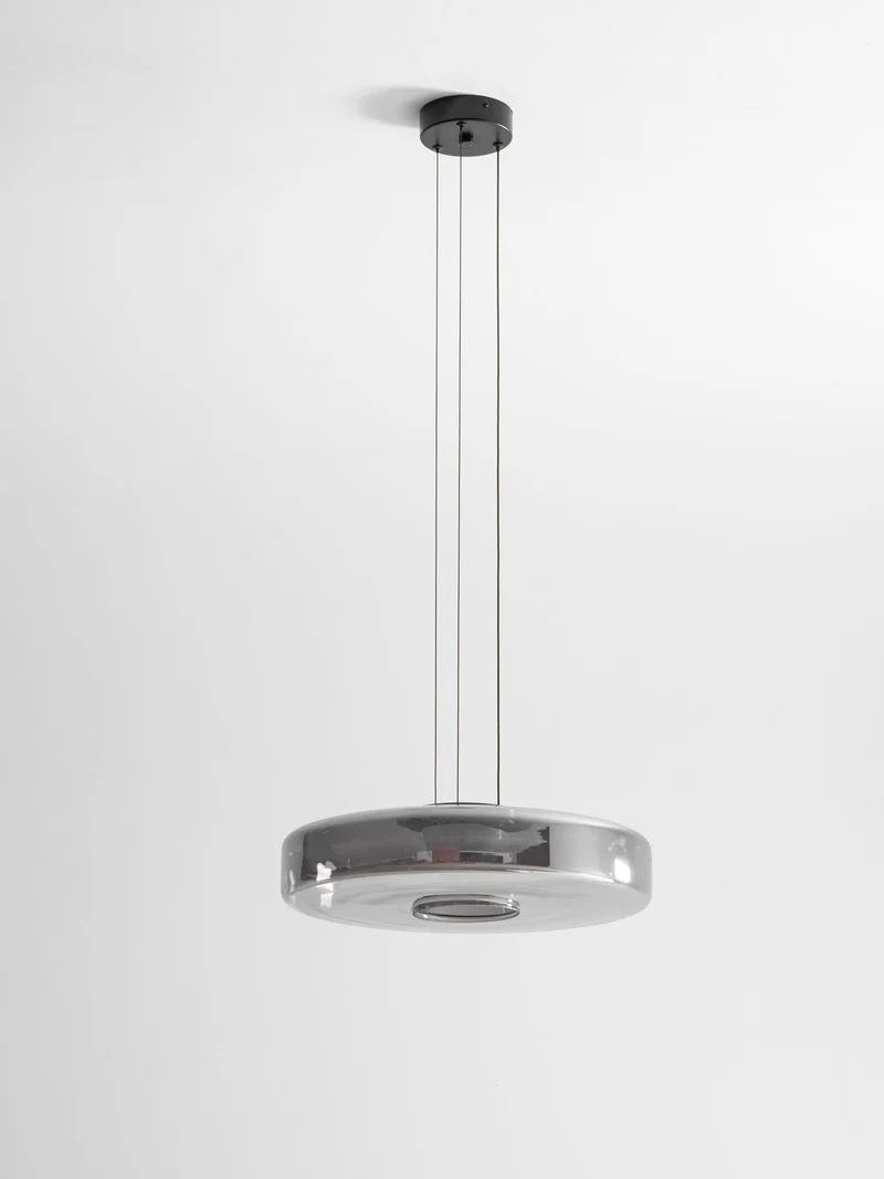 Gelaagde Glazen Hanglamp met Meerdere Schijven 1-2-3 Lagen Dimbare Plafondlamp voor Eetkamer Woonkamer Keuken Scandinavisch Design | Sansoti