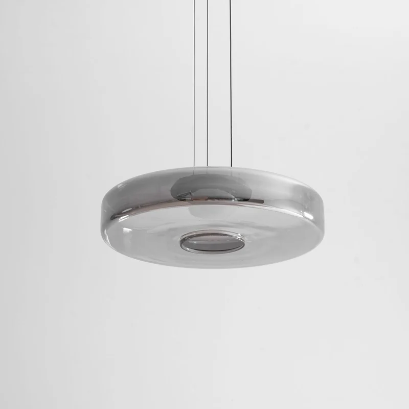 Gelaagde Glazen Hanglamp met Meerdere Schijven 1-2-3 Lagen Dimbare Plafondlamp voor Eetkamer Woonkamer Keuken Scandinavisch Design | Sansoti