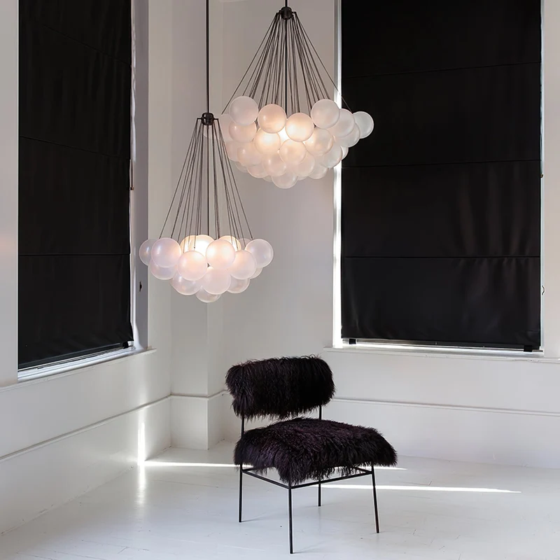 Handbewerkte Glazen Bollenkandelaar met Natuurlijke Lichtverstrooiing – Elegante 19th-Century Glastechniek voor Warme Sfeer | Sansoti