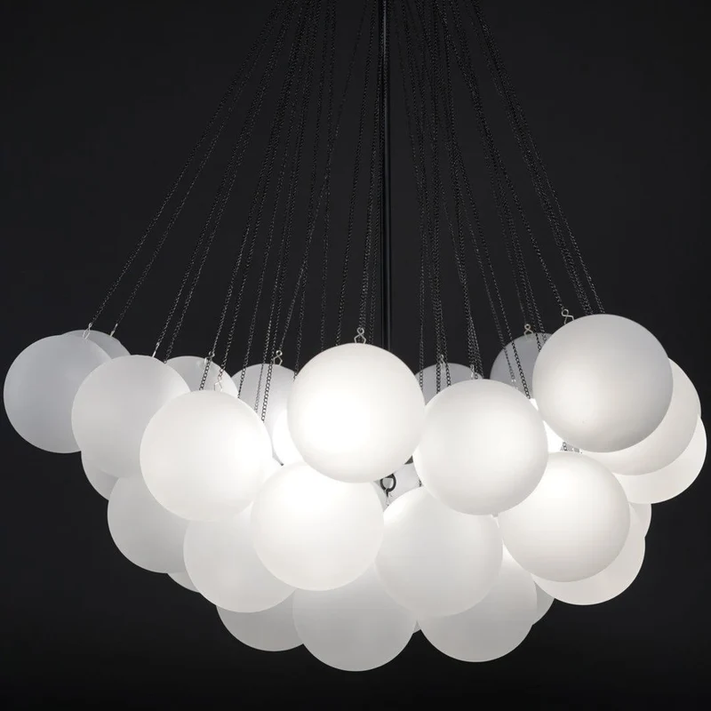 Handbewerkte Glazen Bollenkandelaar met Natuurlijke Lichtverstrooiing – Elegante 19th-Century Glastechniek voor Warme Sfeer | Sansoti