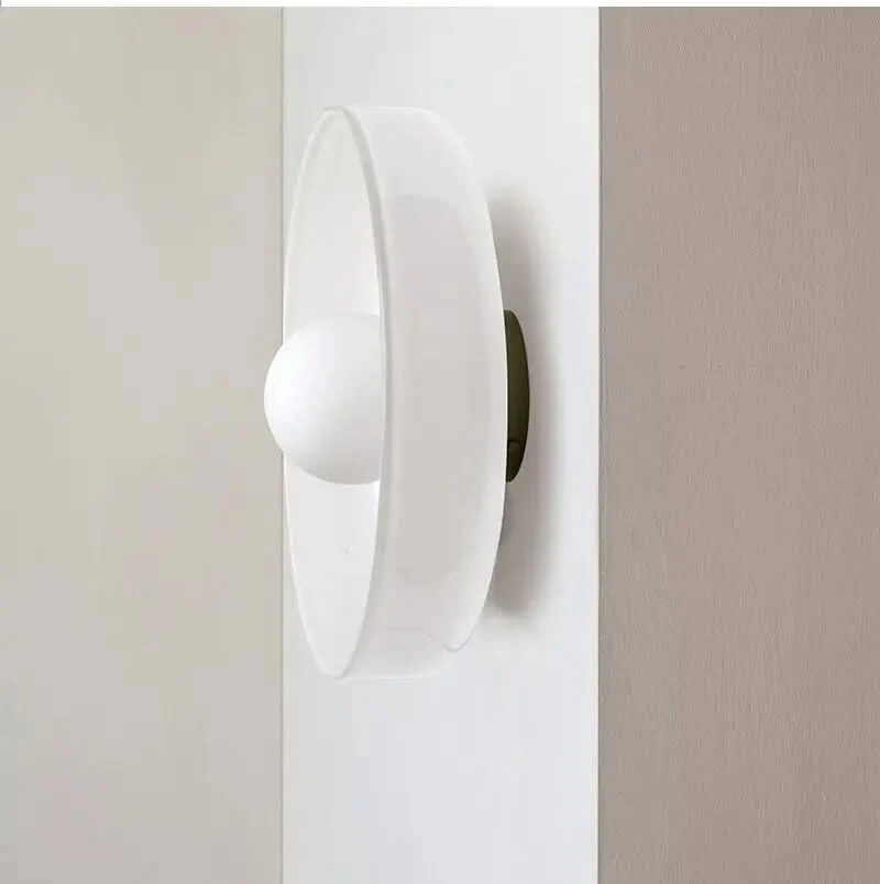Glazen Plafondlamp Scandinavische Stijl Groen Geel Wit – Sfeervolle Verlichting voor Woonkamer Slaapkamer | Sansoti
