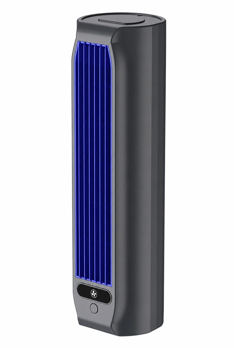 Draadloze Oplaadbare Ventilator 2000mAh Wandmontage Koeling Mobiele Aircooler 12 Uur Stille Werking Stil | Sansoti