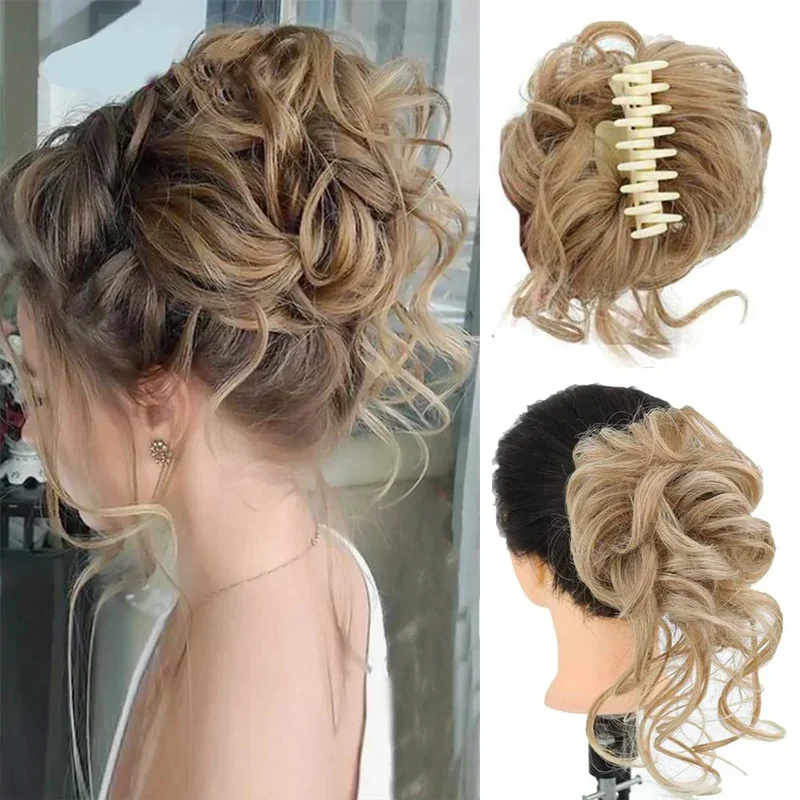 Clip-In Hair Bun met Krullen – Vollere Knot in Seconden zonder Styling | Sansoti