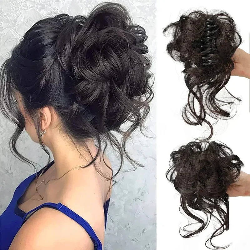 Clip-In Hair Bun met Krullen – Vollere Knot in Seconden zonder Styling | Sansoti