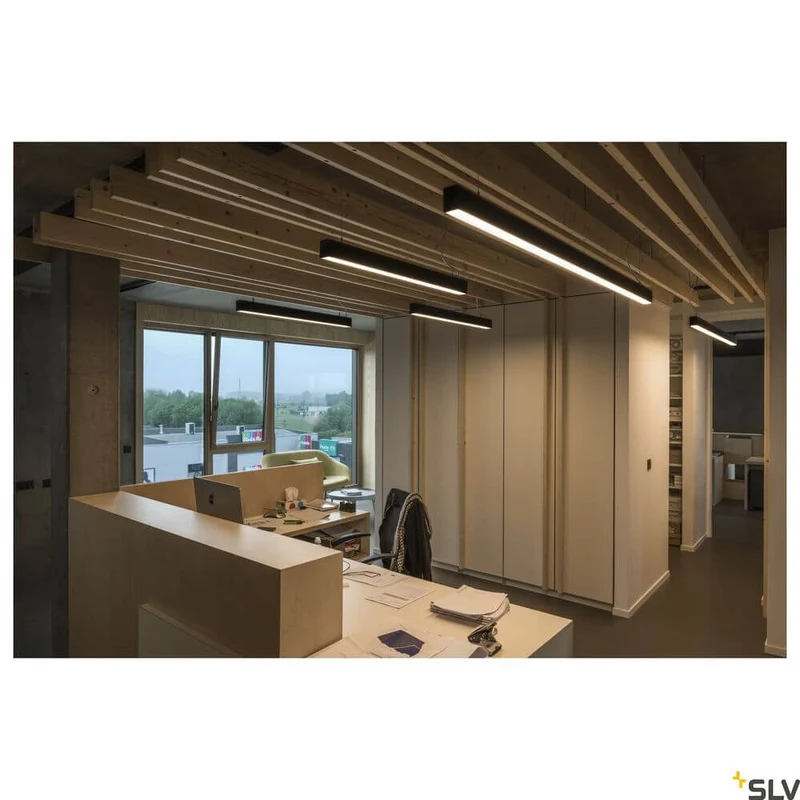 Glenos 1M Pendellampe Schwarz 4000K