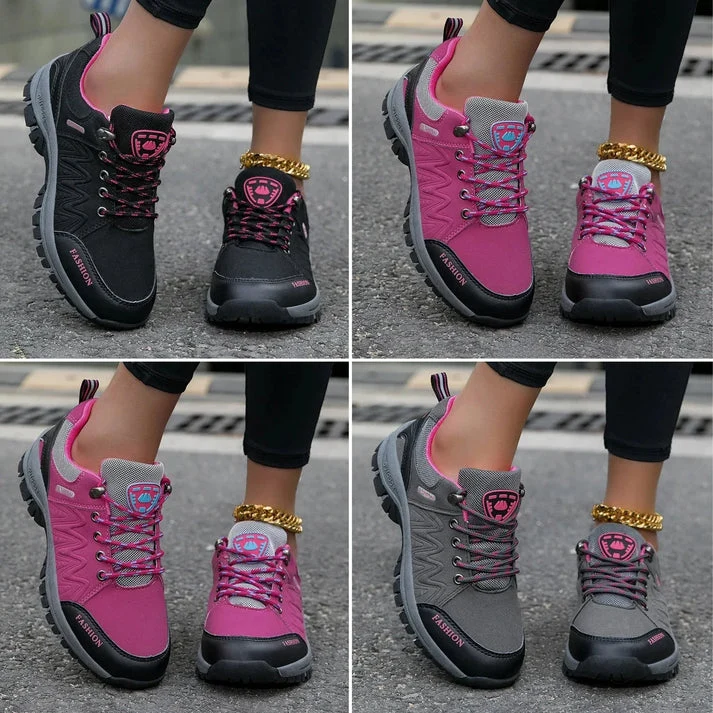 Dames Outdoorschoenen Waterdicht Ademend Hoog Comfort Antislip Wandelschoeisel voor Outdoor Avonturen | Sansoti