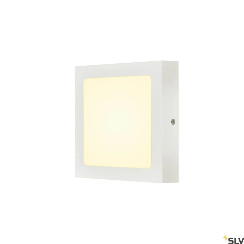 Senser 18 LED Aufbauleuchte 3000K Eckig Weiß