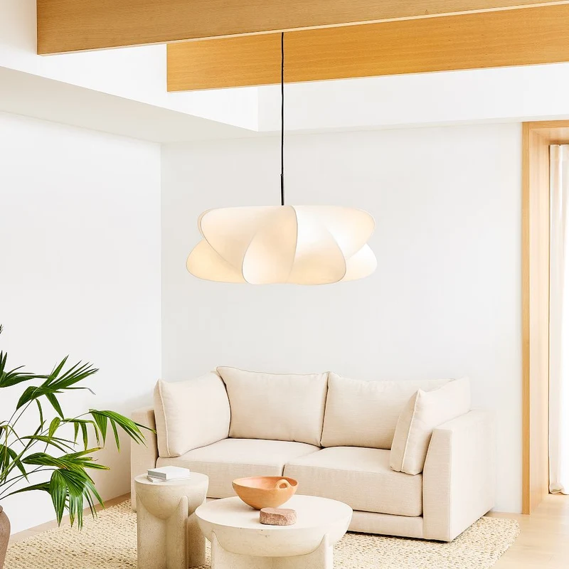 Zijden Cocon Hanglamp – 3 Formaten Organische Sfeerverlichting | Sansoti