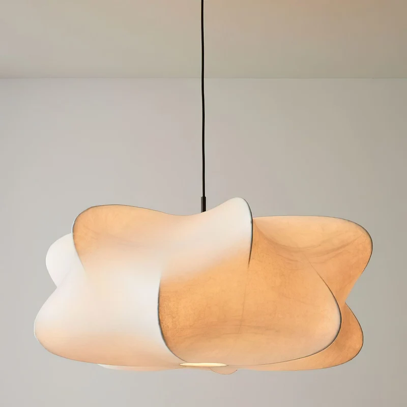 Zijden Cocon Hanglamp – 3 Formaten Organische Sfeerverlichting | Sansoti