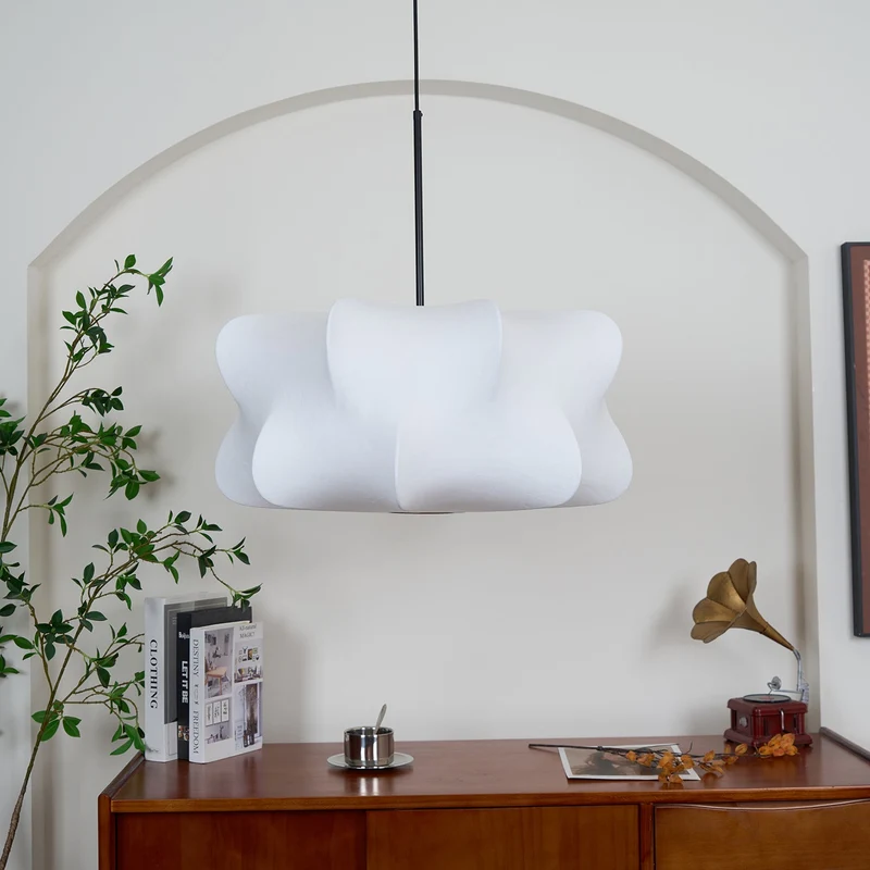 Zijden Cocon Hanglamp – 3 Formaten Organische Sfeerverlichting | Sansoti