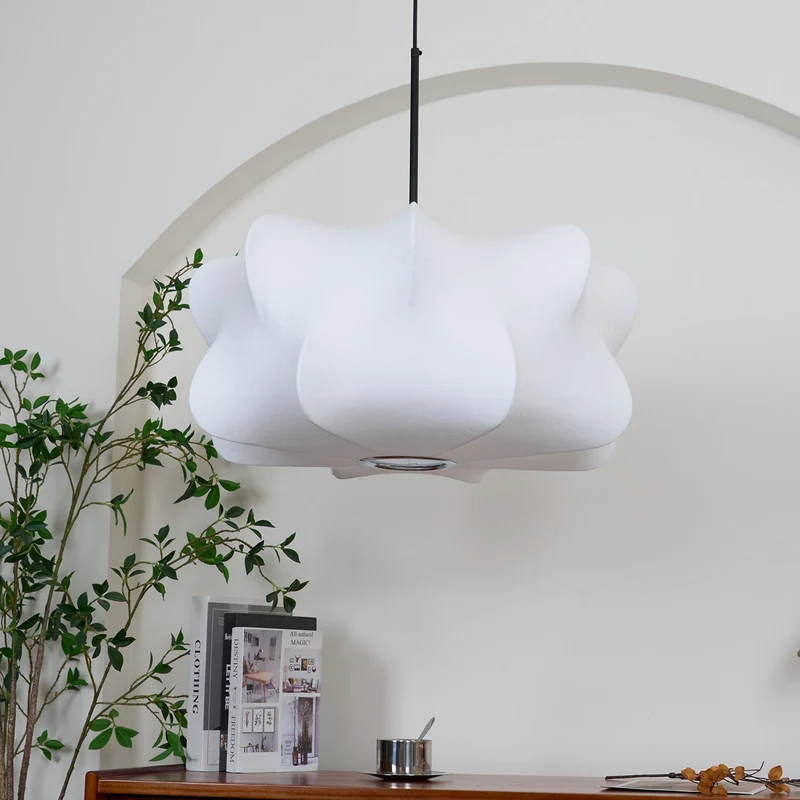 Zijden Cocon Hanglamp – 3 Formaten Organische Sfeerverlichting | Sansoti