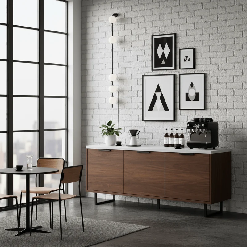 Verticale Glazen Wandlamp met Messing - Design Verlichting voor Gang & Entree | Sansoti