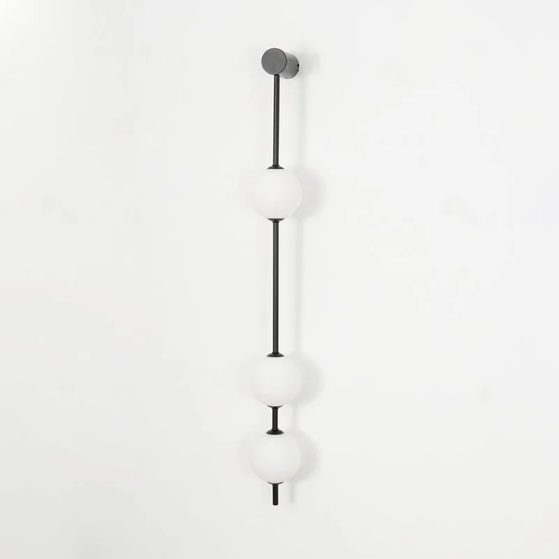 Verticale Glazen Wandlamp met Messing - Design Verlichting voor Gang & Entree | Sansoti
