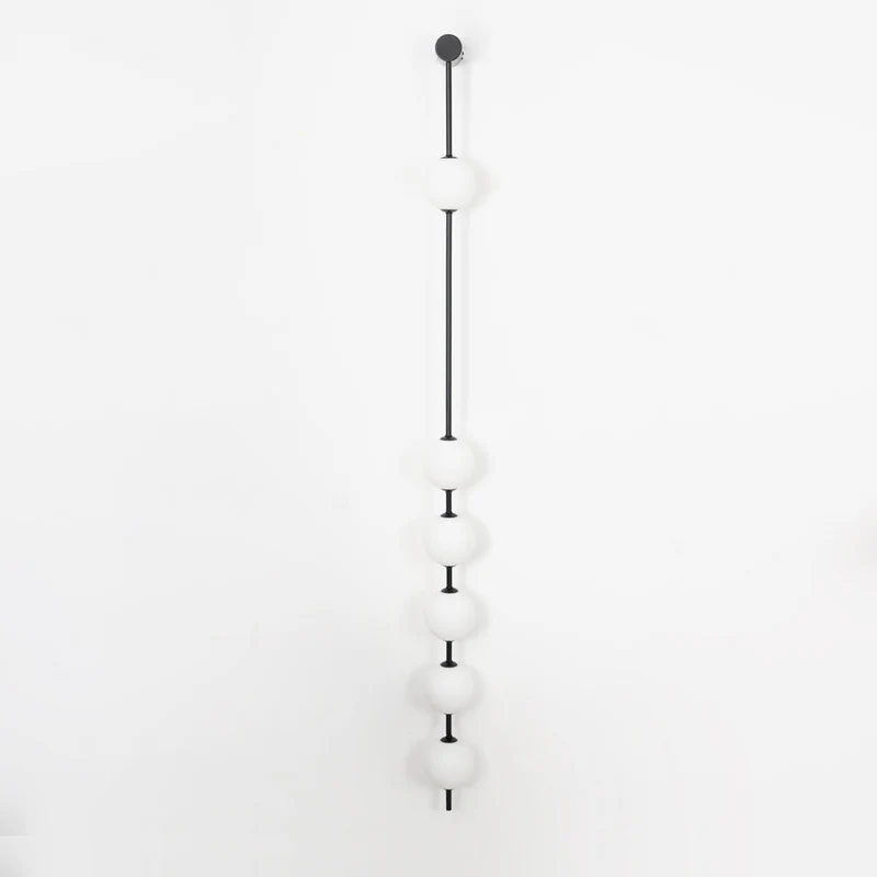 Verticale Glazen Wandlamp met Messing - Design Verlichting voor Gang & Entree | Sansoti