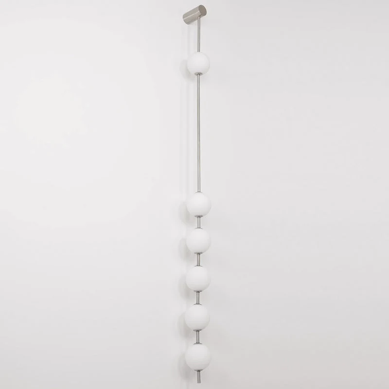 Verticale Glazen Wandlamp met Messing - Design Verlichting voor Gang & Entree | Sansoti