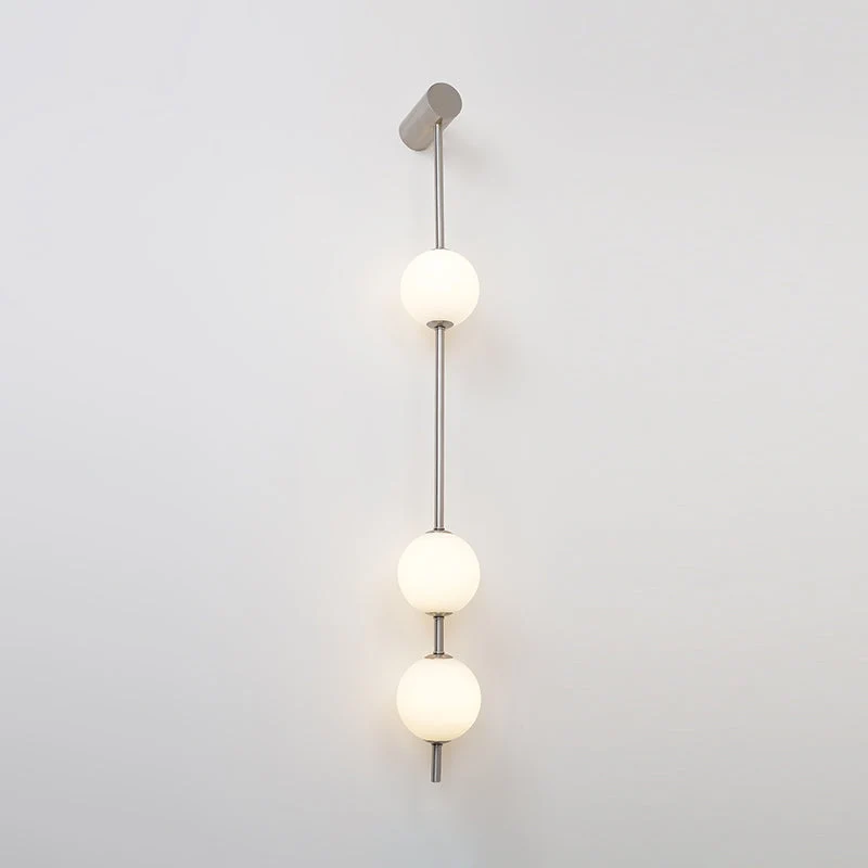 Verticale Glazen Wandlamp met Messing - Design Verlichting voor Gang & Entree | Sansoti