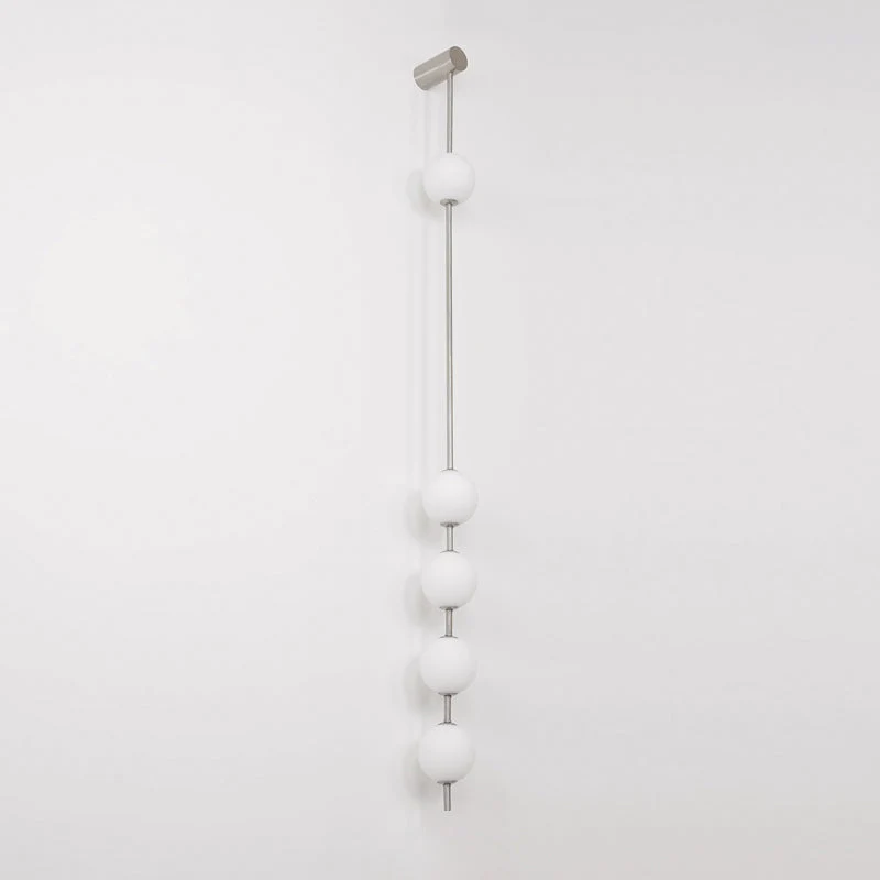 Verticale Glazen Wandlamp met Messing - Design Verlichting voor Gang & Entree | Sansoti