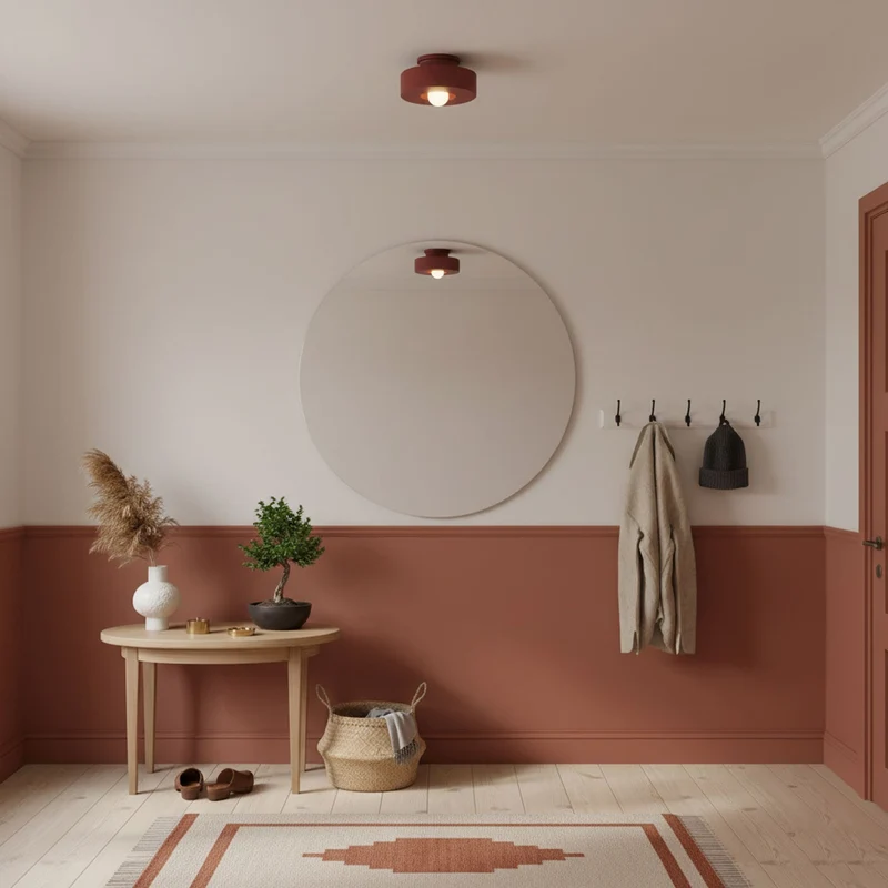 Plafondlamp Simon met Gestapelde Cilindervormen Hars Beschikbaar in Rood Groen Zwart E26 E27 Fitting Ø30×15cm Minimalistisch Design Geometrisch Sculptuur Verlichtingselement | Sansoti