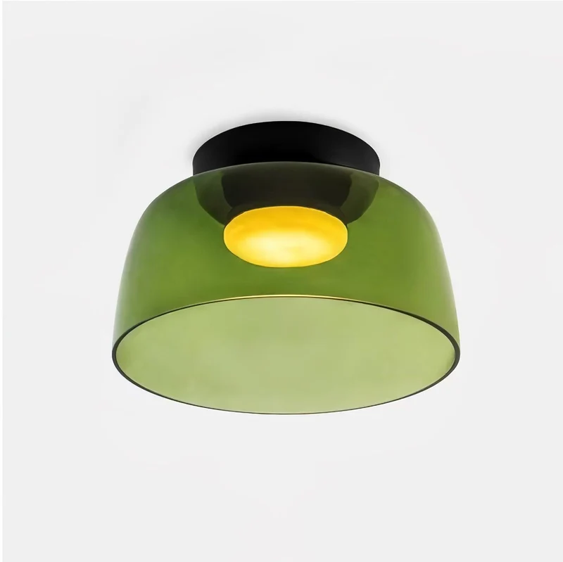 Lagen Plafondlamp met Glazen Schijven | Warm Getint Glas | Scandinavische Elegantie | Subtiel Gelaagd Licht | Moderne Plafondverlichting | Dimbare Versie Beschikbaar | Design Plafondlamp | Meerlaags Glasdesign | Natuurlijk Lichtgevoel | Sansoti