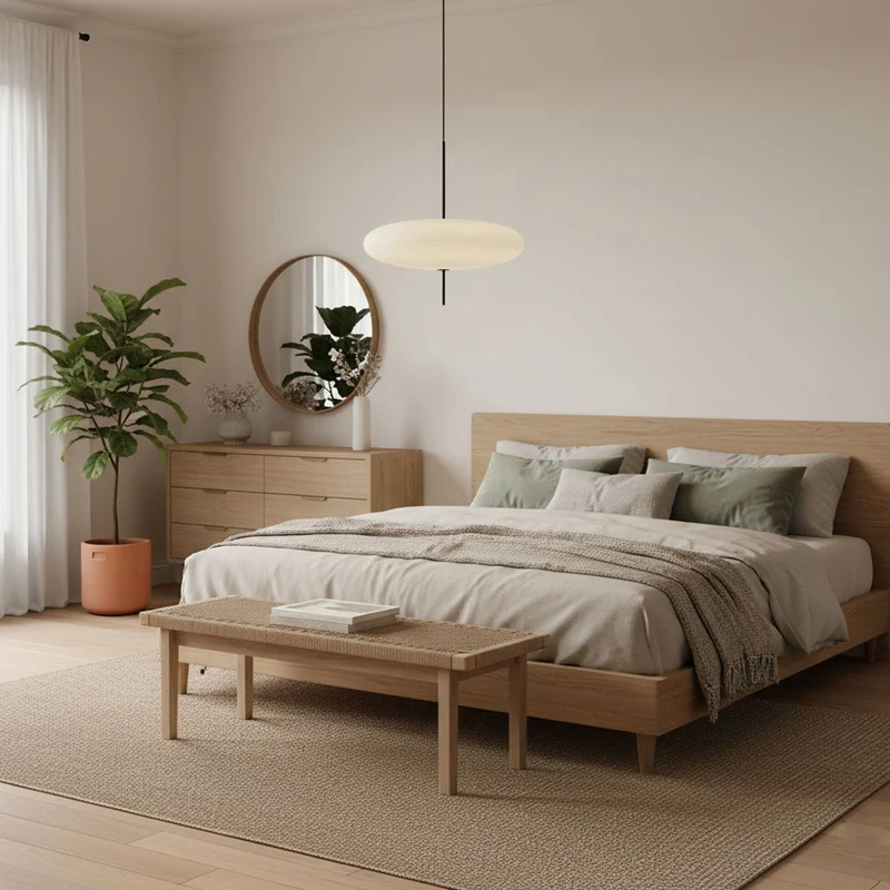Opaalwitte Schijfhanglamp Elliptisch Design Glas-Effect Polymeer 3-4 Lichtpunten E26/E27 Moderne Designlamp Scandinavische Stijl Zwart of Wit Scandinavisch Interieur | Sansoti
