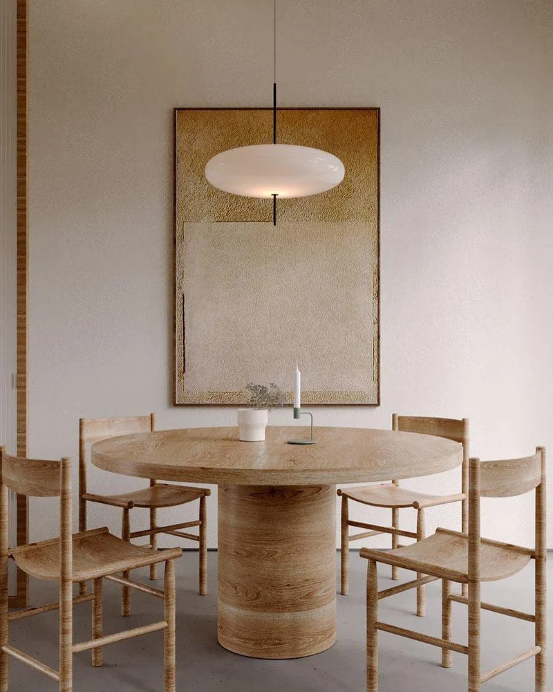 Opaalwitte Schijfhanglamp Elliptisch Design Glas-Effect Polymeer 3-4 Lichtpunten E26/E27 Moderne Designlamp Scandinavische Stijl Zwart of Wit Scandinavisch Interieur | Sansoti