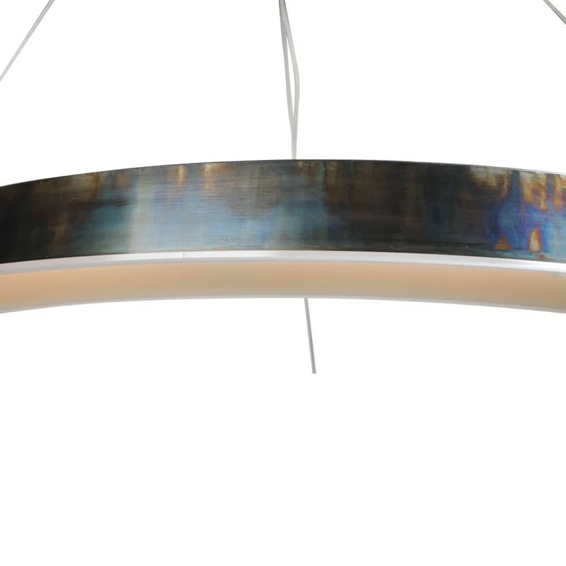 LED Ring-Hängelampe Esmee Ø 100cm Gunmetal