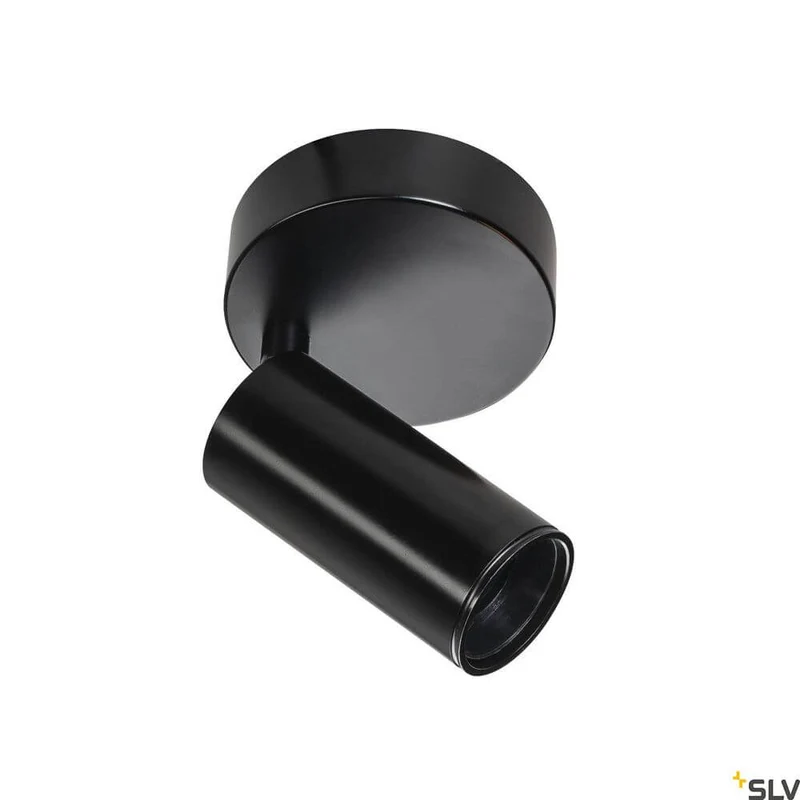 Fitu E27 Wandspot Schwarz