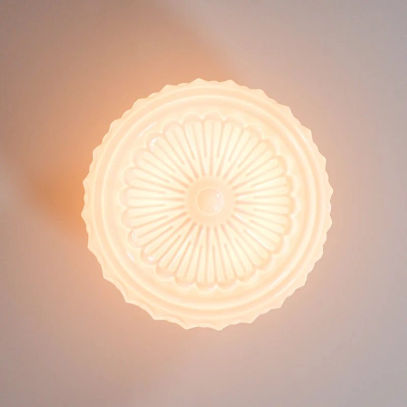 Plafondlamp Metalen Frame Glazen Kap Ø36-45cm Klassiek Industrieel Design voor Woonkamer Eetkamer Hal E26 E27 3-4 Lichtpunten Wandmontage Hardwired Plafondverlichting Modern Chique | Sansoti
