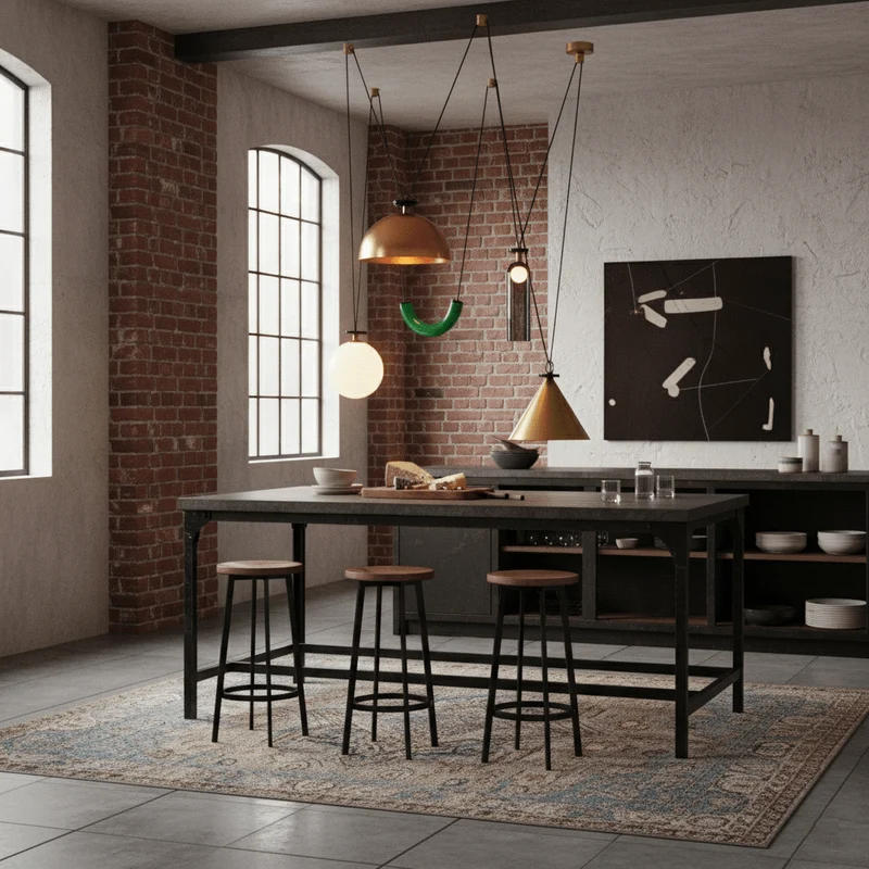 Geometrische Kroonluchter Modulair met Abstracte Vormen | Sansoti