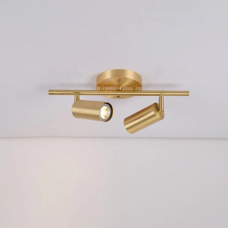Verstelbare Wandlamp met Messing of Zwart Afwerking – 2 tot 4 Lichtpunten | Sansoti