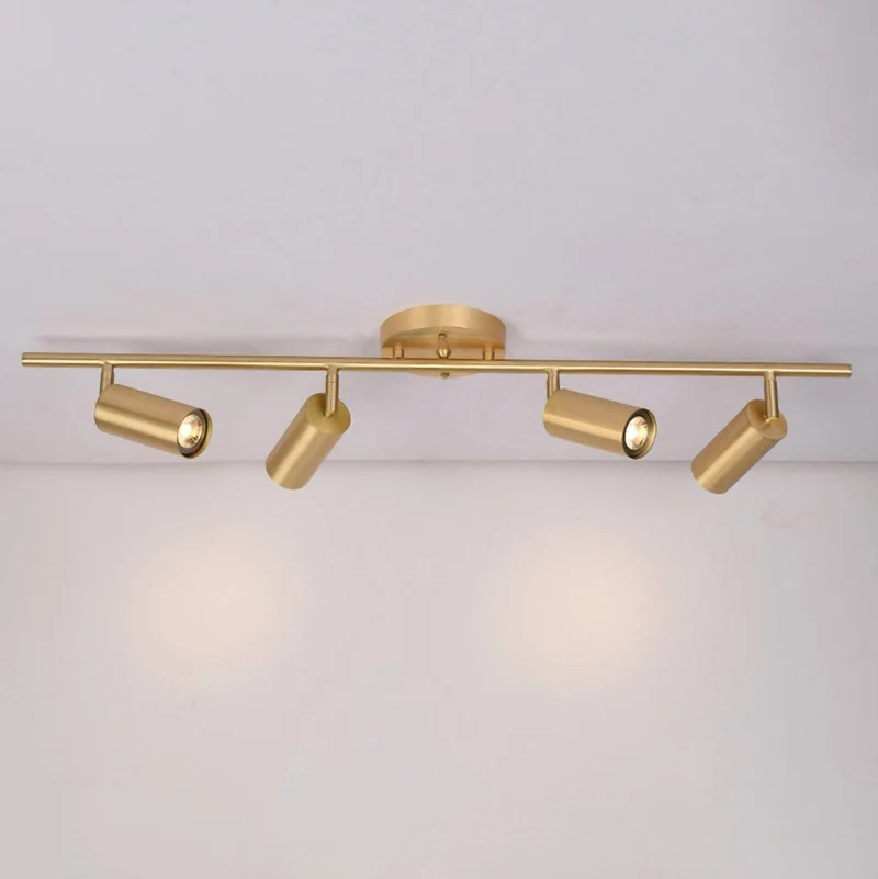 Verstelbare Wandlamp met Messing of Zwart Afwerking – 2 tot 4 Lichtpunten | Sansoti