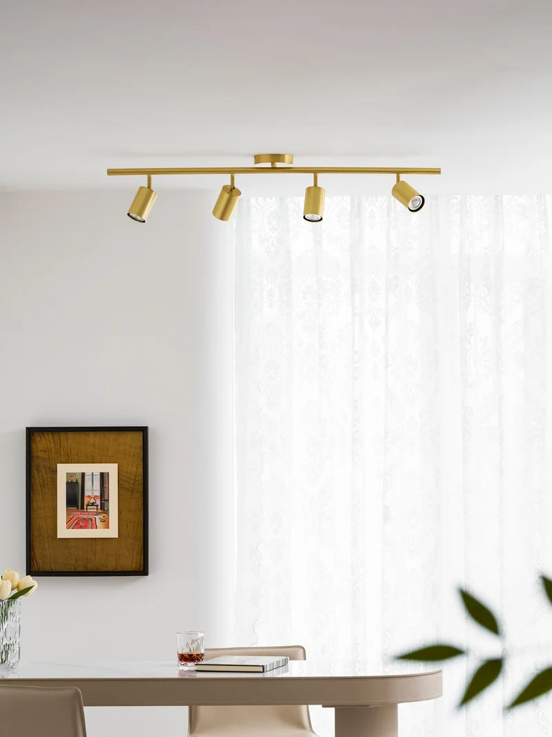 Verstelbare Wandlamp met Messing of Zwart Afwerking – 2 tot 4 Lichtpunten | Sansoti