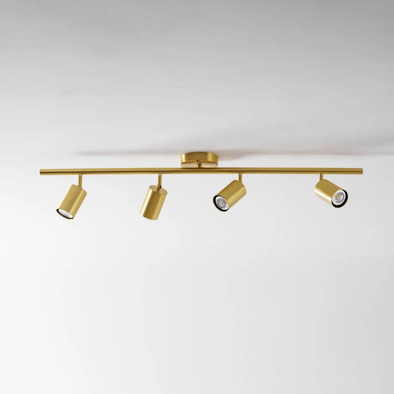 Verstelbare Wandlamp met Messing of Zwart Afwerking – 2 tot 4 Lichtpunten | Sansoti
