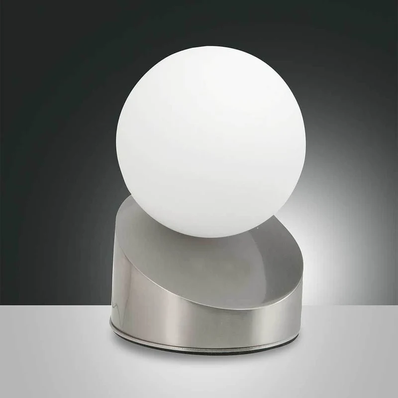 Gravity LED Tischleuchte aus Metall & Glas