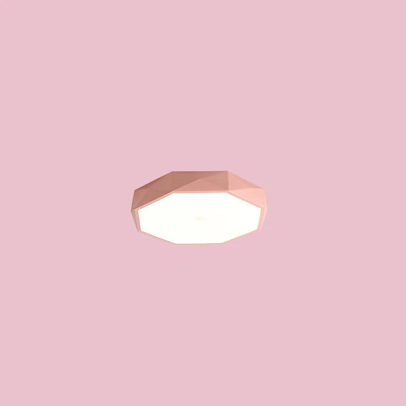 Plafondlamp Gang 30 cm Dimbaar LED IJzer en Acryl Lage Plafonds Flush Mount | Sansoti