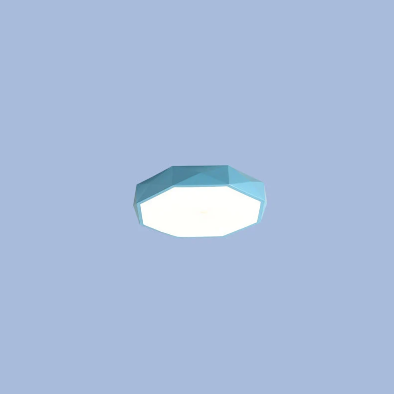 Plafondlamp Gang 30 cm Dimbaar LED IJzer en Acryl Lage Plafonds Flush Mount | Sansoti