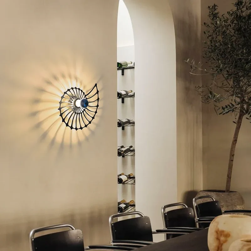 Ronde Wandlamp 50 cm Goud Keramiek Handgemaakt LED Drukknop Snoer 150 cm | Sansoti