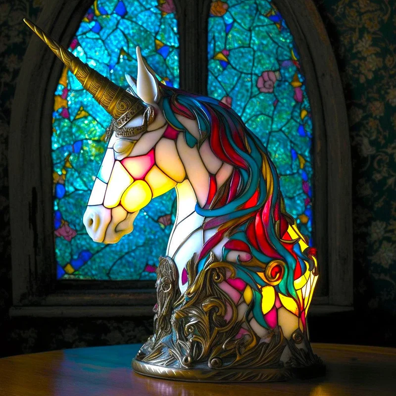 Decoratieve Dierenlamp 15 cm – Kunstlamp met LED-verlichting voor Kinderkamer, Woonkamer en Sfeerverlichting | Sansoti