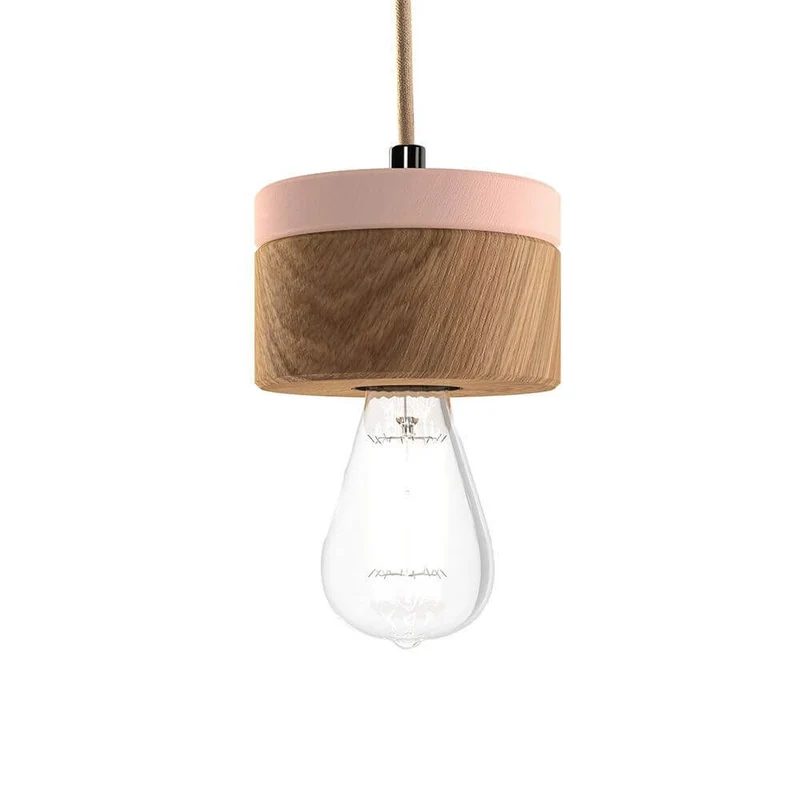 Holz Hängelampe Ø 11cm in 3 Holzarten