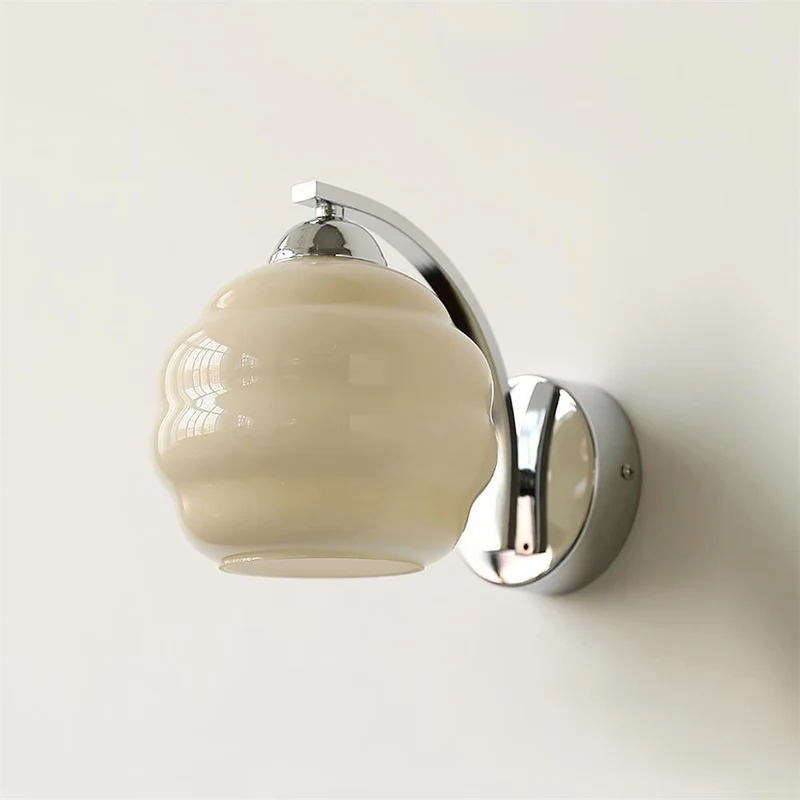 Art Deco Wandlamp Vintage Melkglas Armatuur Klassiek E26 E27 Fitting 1920s Geïnspireerd Interieurverlichting Woonkamer Gang Slaapkamer | Sansoti