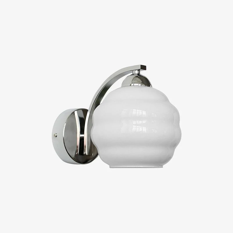 Art Deco Wandlamp Vintage Melkglas Armatuur Klassiek E26 E27 Fitting 1920s Geïnspireerd Interieurverlichting Woonkamer Gang Slaapkamer | Sansoti