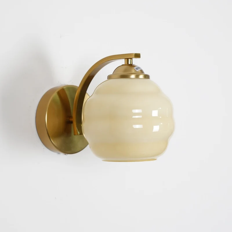 Art Deco Wandlamp Vintage Melkglas Armatuur Klassiek E26 E27 Fitting 1920s Geïnspireerd Interieurverlichting Woonkamer Gang Slaapkamer | Sansoti