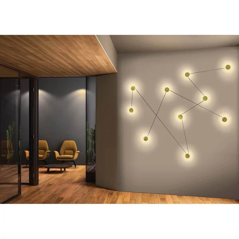 Kundalini LED-Wandleuchte Azou 7-flammig Dimmbar
