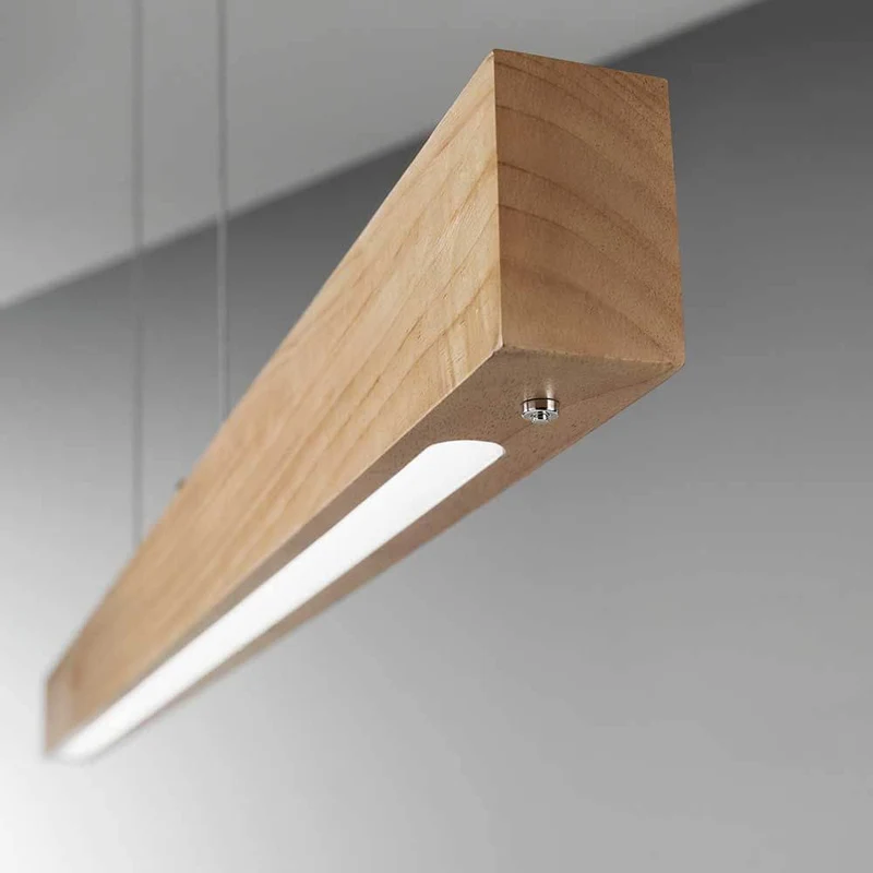 LED Pendellampe Badia aus Holz