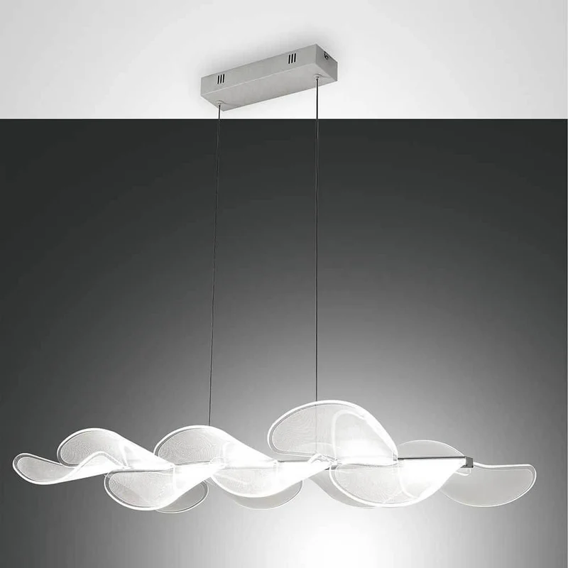LED Pendelleuchte Sylvie in Weiß