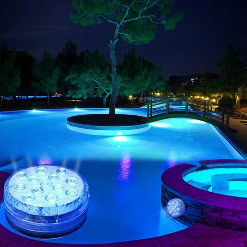 Onderwater LED Lamp IP68 Waterdicht met Afstandsbediening 16 Kleuren voor Zwembad Vijver Fontein Aquarium | Sansoti