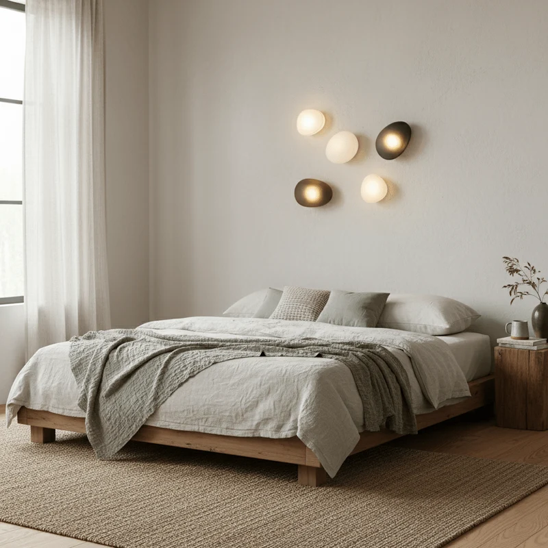 Glazen Wandlamp met Handgeblazen Bubble-Glas – Sculptuur Verlichting Scandinavisch Design – Verkrijgbaar in 4 Unieke Modellen & 4 Kleuren | Sansoti