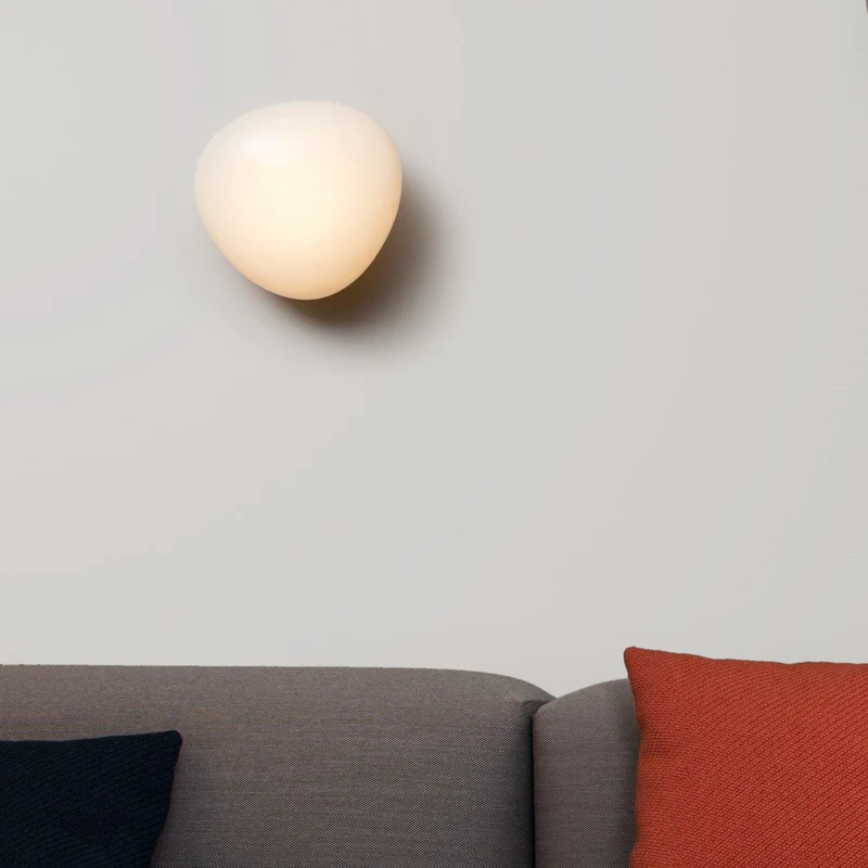 Glazen Wandlamp met Handgeblazen Bubble-Glas – Sculptuur Verlichting Scandinavisch Design – Verkrijgbaar in 4 Unieke Modellen & 4 Kleuren | Sansoti